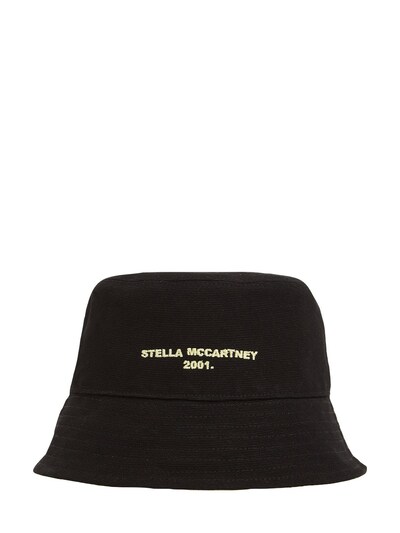 Logo eco cotton reversible bucket hat - Stella McCartney - Women