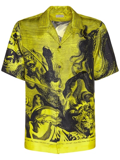Printed silk shirt - Dries Van Noten - Men | Luisaviaroma