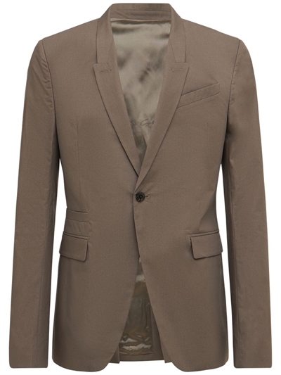 soft cotton blazer
