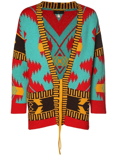 Alanui Baumwolle Kimono Aus Baumwolljacquard caribe für Herren Herren Bekleidung Pullover und Strickware Strickjacken 