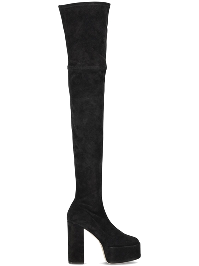 paris texas black suede boots