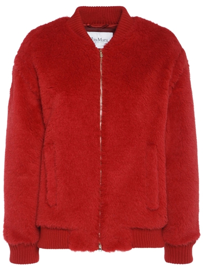 alpaca bomber jacket