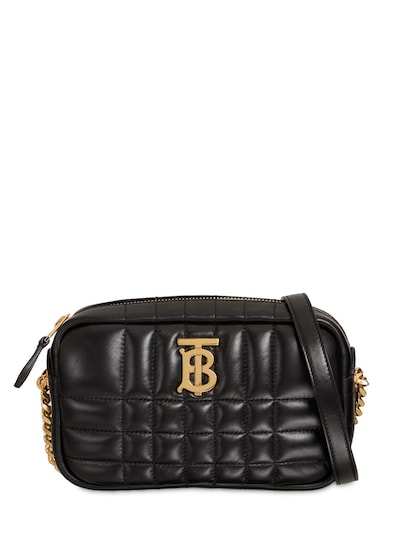 Lola Small Leather Camera Bag in Black - Burberry