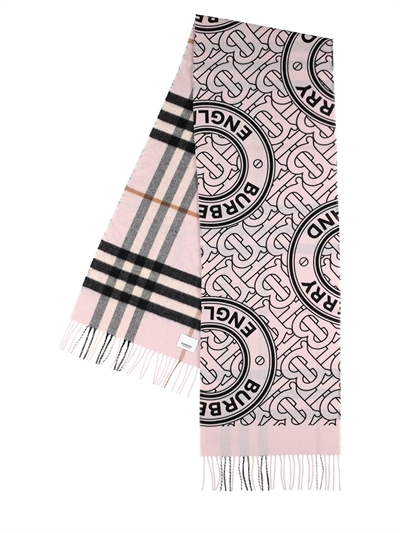 burberry giant check cashmere scarf