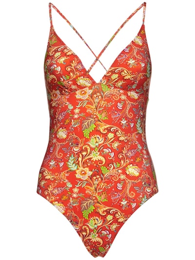 Printed one piece swimsuit - Etro - Women | Luisaviaroma