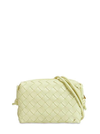 Bottega Veneta - Mini loop leather shoulder bag - Lemon Wash | Luisaviaroma