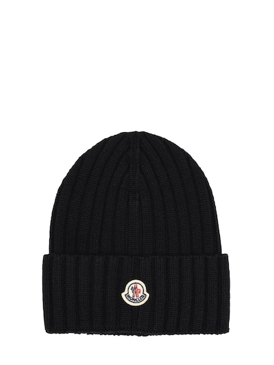 moncler rib virgin wool beanie