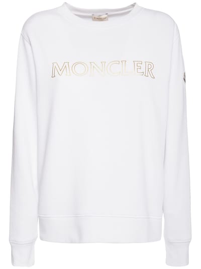 moncler sweatshirt white