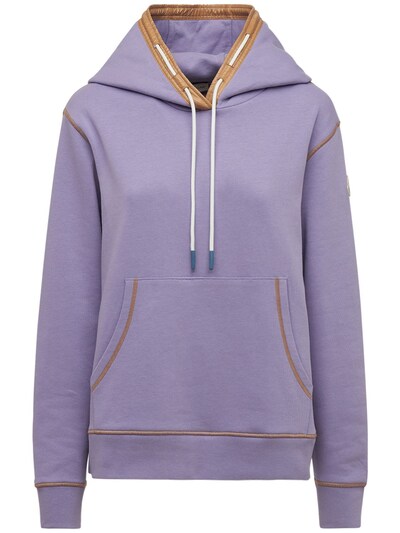 purple moncler hoodie