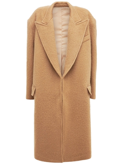 camel mohair coat