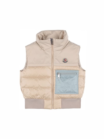 moncler vest beige