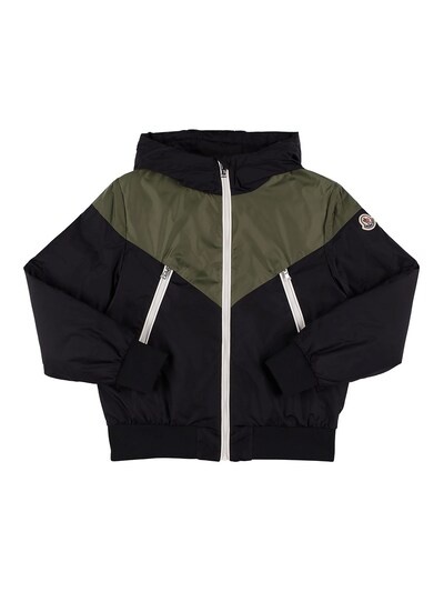 moncler ribbed sleeve padded jacket