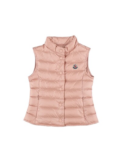 moncler pink vest womens