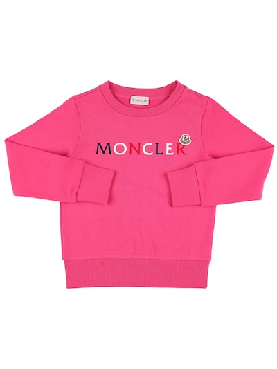 moncler pink sweatshirt