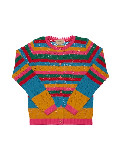 gucci rainbow cardigan