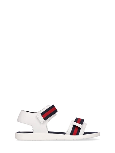 Gucci - Leather sandals - White | Luisaviaroma