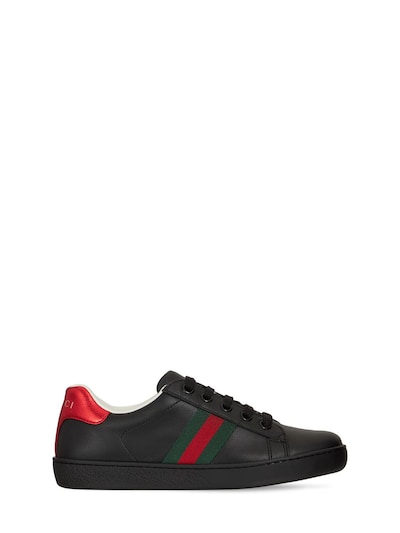 gucci leather upper shoes