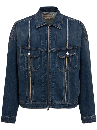 Alexander McQueen - Cotton denim jacket 
