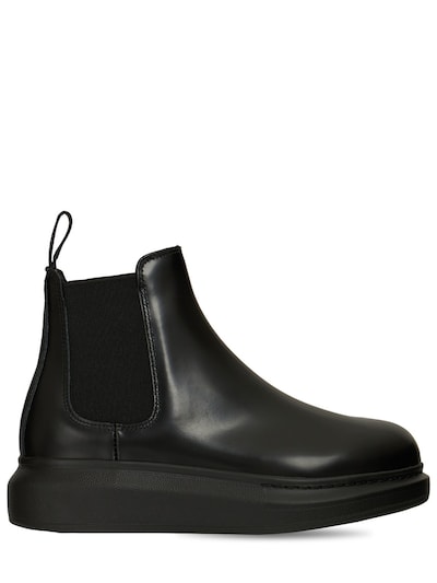 40mm hybrid leather chelsea boots - Alexander McQueen - Women ...