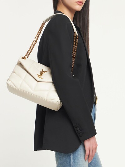 Sm loulou quilted leather shoulder bag - Saint Laurent - Women ...