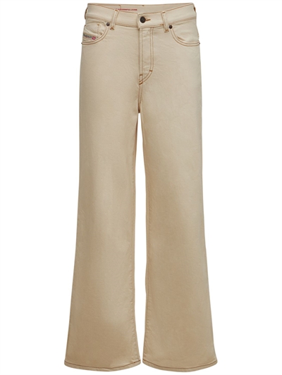 Diesel - Jeans 2000 in cotone stretch flared - Bianco | Luisaviaroma