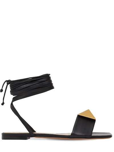 valentino tie up sandals