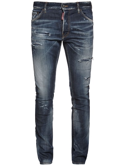 16.5cm cool guy cotton denim jeans - Dsquared2 - Men | Luisaviaroma