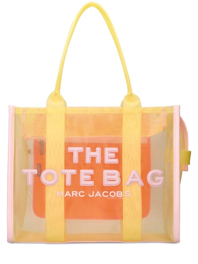 marc jacobs zip logo tote bag