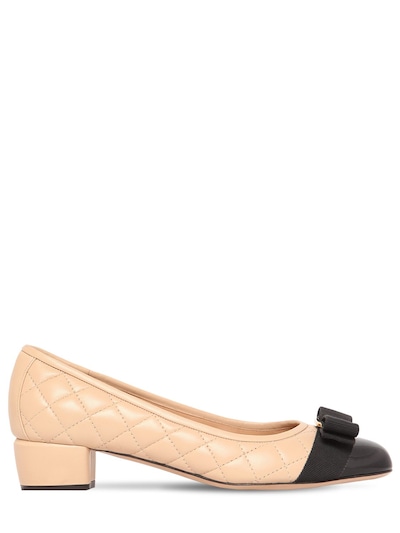 ferragamo nude pumps