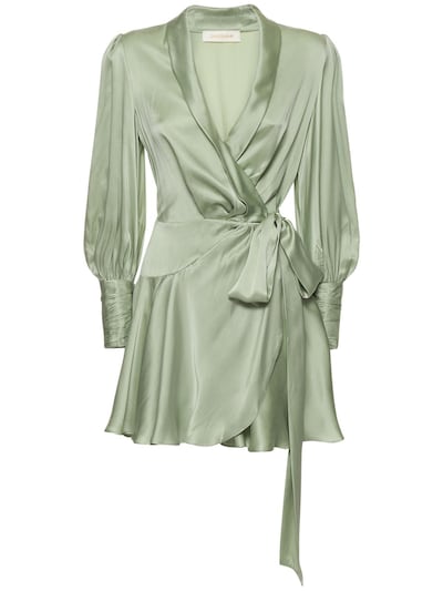 zimmermann satin dress