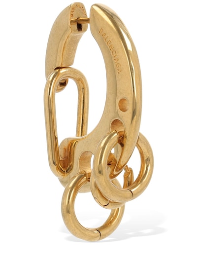 luisaviaroma.com | Balenciaga Brass Clip Mono Earring