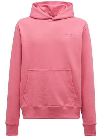 Adidas Originals - Humanrace cotton sweatshirt hoodie - Rose Tone ...