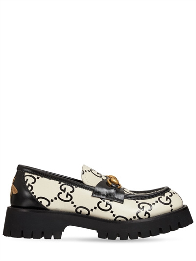 gucci monogram loafers