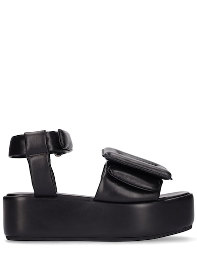 60mm puffy leather platform sandals - Boyy - Women | Luisaviaroma