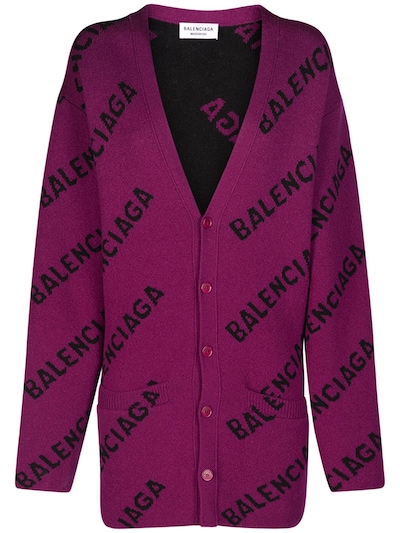 balenciaga pink cardigan