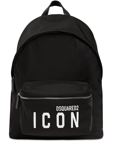 backpack black white