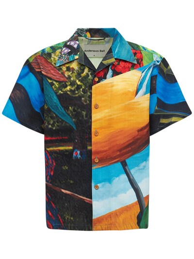 Impressionist Print Cotton Shirt - Andersson Bell - Men 