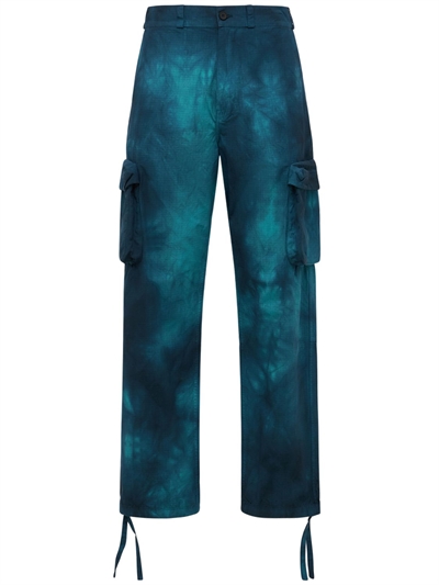 Off-White - Tie dye print cargo pants 