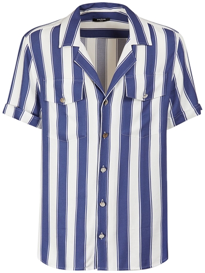 balmain striped shirt
