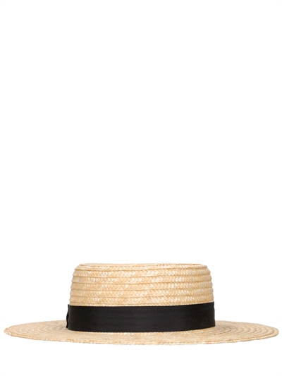spencer boater straw hat 