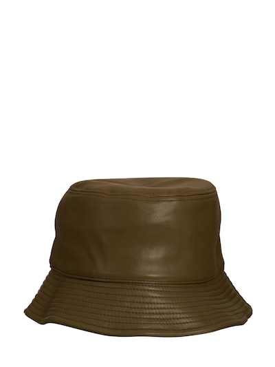 Vida faux leather bucket hat - Stand Studio - Women | Luisaviaroma