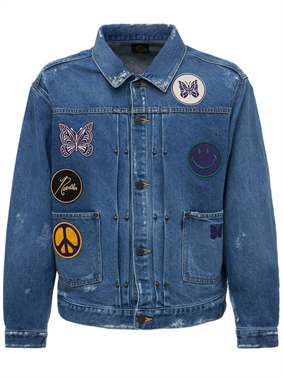Needles - Cotton denim jacket w 