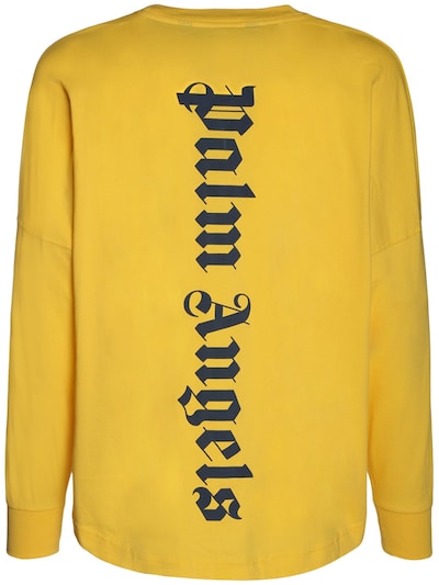 palm angels yellow sweater