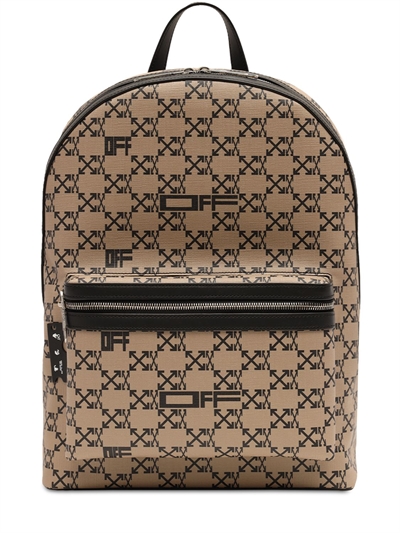 white cotton backpack