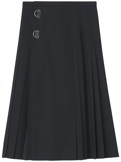 Burberry - Arroux wool skirt - Black 
