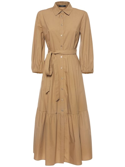 weekend max mara cotton jersey dress