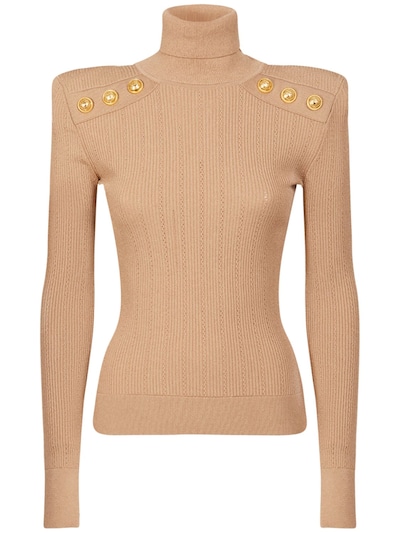 balmain turtleneck sweater