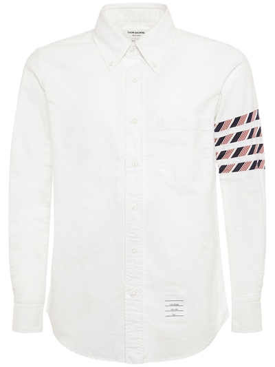 Thom Browne - Oxford cotton shirt w/ 4 
