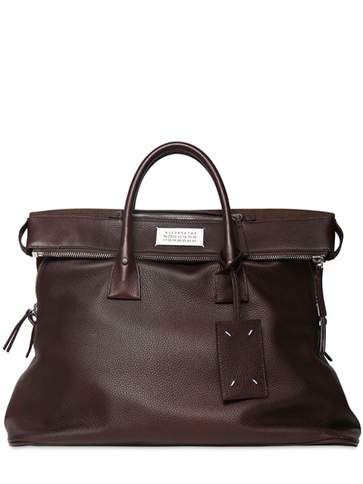 leather work handbag