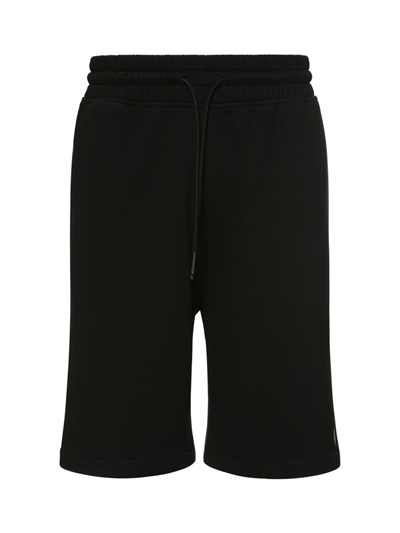 Embroidered cross cotton sweat shorts 